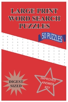 Large Print Word Search Puzzles: 50 Puzzles (Digest Size)