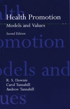 Paperback Health Promotion: Models and Values Book