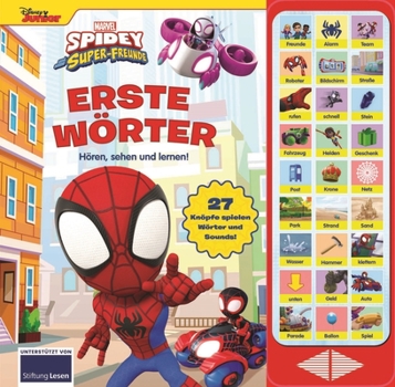 Hardcover Listen and Learn Electronic Book Whiteboard German Spidey & Friends Book