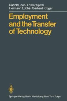 Paperback Employment and the Transfer of Technology Book