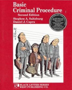 Paperback Basic Criminal Procedure Black Letter [With Capsule Summary] Book