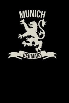 Paperback Munich Germany: 6x9 City - dotgrid - dot grid paper - notebook - notes Book