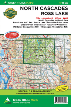 Map North Cascades National Park, Wa No. 16sx Book