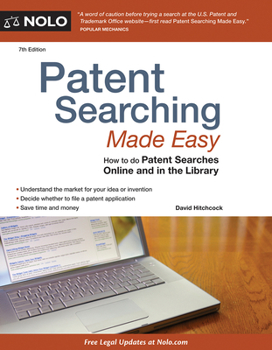 Paperback Patent Searching Made Easy: How to Do Patent Searches Online and in the Library Book