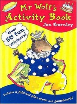 Paperback Mr Wolf's Activity Book [With Stickers and Game] Book