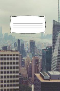 Paperback My Notebook: New York Skyline themed - 100 Pages, Collegeruled linepaper, 6x9 Book