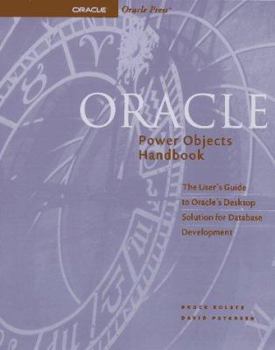 Paperback Oracle Power Objects Handbook Book