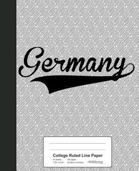 Paperback College Ruled Line Paper: GERMANY Notebook Book