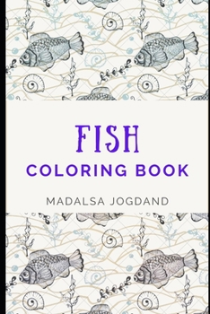 Paperback fish coloring book