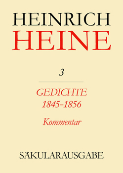 Hardcover Gedichte 1845-1856. Kommentar [German] Book
