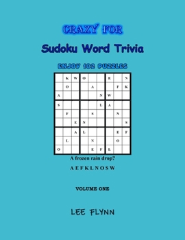Paperback Crazy For Sudoku Word Trivia: Volume One Book