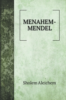 Hardcover Menahem-Mendel [Yiddish] Book