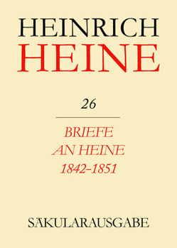 Hardcover Briefe an Heine 1842-1851 [German] Book