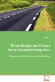 Paperback Three Essays on China's State Owned Enterprises Book