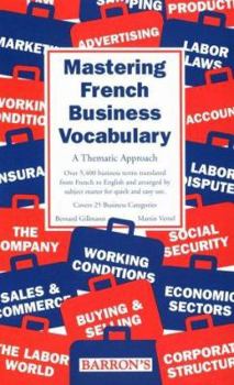 Paperback Mastering French Business Vocabulary (English, French and German Edition) Book