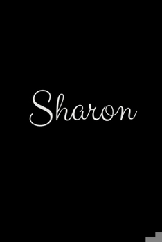 Paperback Sharon: notebook with the name on the cover, elegant, discreet, official notebook for notes Book