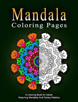 Paperback MANDALA COLORING PAGES - Vol.1: adult coloring pages Book