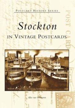 Paperback Stockton in Vintage Postcards Book