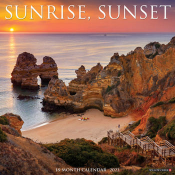 Calendar Sunrise, Sunset 2023 Wall Calendar Book