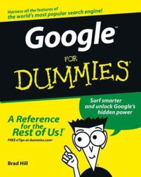 Paperback Google for Dummies Book
