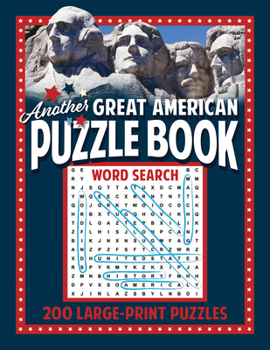 Paperback Another Great American Puzzle Book: 200 Large Print Puzzles Book