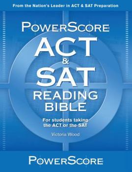 Paperback Powerscore Act/SAT Reading Bible Book