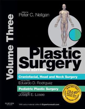 Hardcover Plastic Surgery: Volume 3: Craniofacial, Head and Neck Surgery and Pediatric Plastic Surgery Book