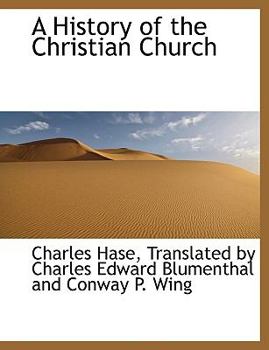 Hardcover A History of the Christian Church Book