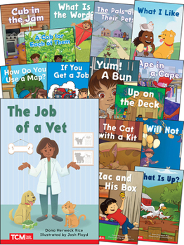 Paperback Decodable Books Grade Pk-K Set 2: 15-Book Set Book