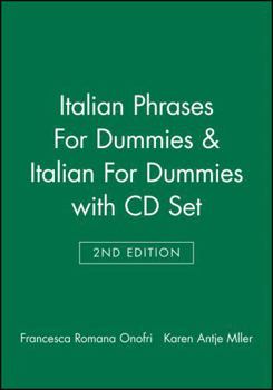 Paperback Italian Phrases for Dummies & Italian for Dummies, 2nd Edition with CD Set Book