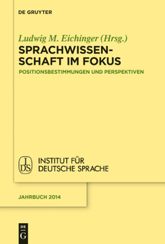 Hardcover Sprachwissenschaft im Fokus [German] Book