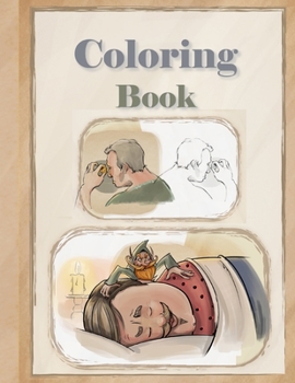 Paperback Coloring Book: Mix of gnome and old citylife sketches Book