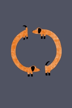 Notes: A Blank Guitar Tab Music Notebook with Dachshund Perpetual Motion Cover Art