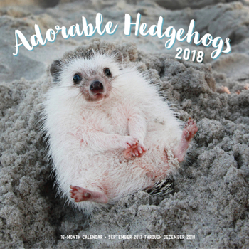 Adorable Hedgehogs Mini 2018: 16 Month Calendar Includes September 2017 Through December 2018