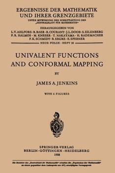 Paperback Univalent Functions and Conformal Mapping: Reihe: Moderne Funktionentheorie Book