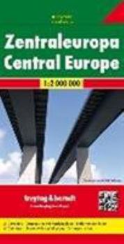 Map Central Europe (English, French and German Edition) Book