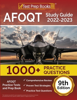 Paperback AFOQT Study Guide 2022-2023: AFOQT Practice Tests (1,000+ Questions) and Prep Book [9th Edition] Book