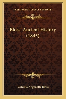 Paperback Bloss' Ancient History (1845) Book