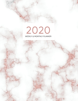 Paperback 2020 Weekly and Monthly Planner: 2019-2020 Agenda, Academic Planner, Organizer & Journal, Large, 16 Month Calendar (September 2019 - December 2020) - Book