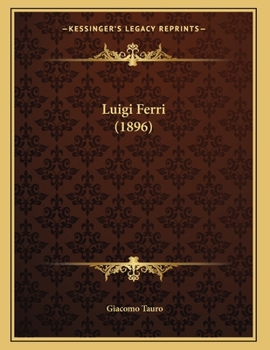 Paperback Luigi Ferri (1896) [Italian] Book