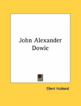 Paperback John Alexander Dowie Book