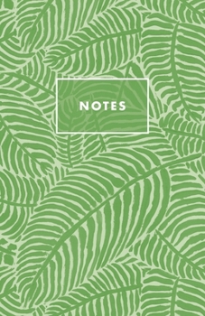 Notes: Tropical Green Palm Beach Fronds Paperback Journal / Diary / Notebook with 100 Lined, Cream-colored Pages for Writing Notes and Hand-Painted ... Prime Floridian (Prime Floridian Notebooks)