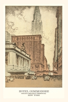 Paperback Vintage Journal Hotel Commodore, New York City Book