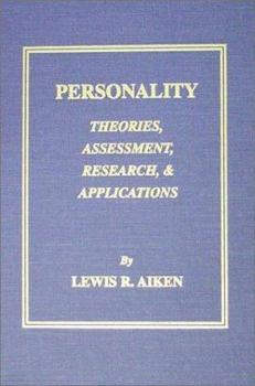 Hardcover Personality: Theories, Assessment, Research, and Applications Book