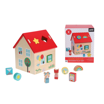 Misc. Shape Sorter Wooden Play Set Book