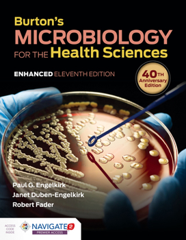 Paperback Burton's Microbiology for the Health Sciences, Enhanced Edition Book