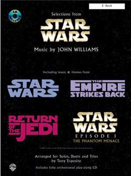 Paperback Star Wars (Selections): E-Flat Book, Book & CD Book