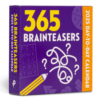 Calendar 365 Brainteasers 2025 Day-To-Day Calendar Book