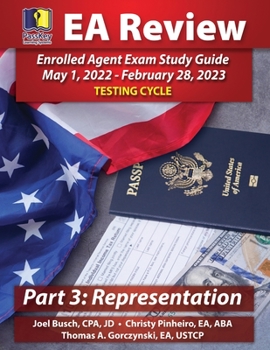 Paperback PassKey Learning Systems EA Review Part 3 Representation, Enrolled Agent Study Guide: May 1, 2022-February 28, 2023 Testing Cycle Book