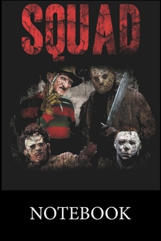 Halloween Squad Notebook: Blank and Lined Paper to Write In for Notes, To Do Lists, Drawing, Meeting Note, Goal Setting,Christmas Halloween Gift